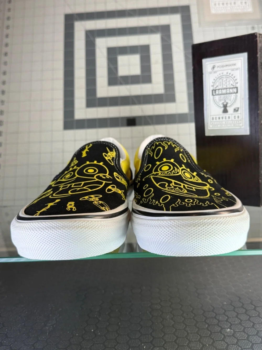 VANS®  |  SPONGEBOB SQUAREPANTS  |  SLIP-ONS  |  MEN:9.5  |  NEW  |